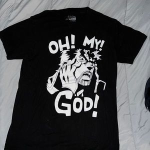 JOJOS BIZARRE ADVENTURE Hot Topic OH MY GOD! Joseph Joestar Shirt Medium